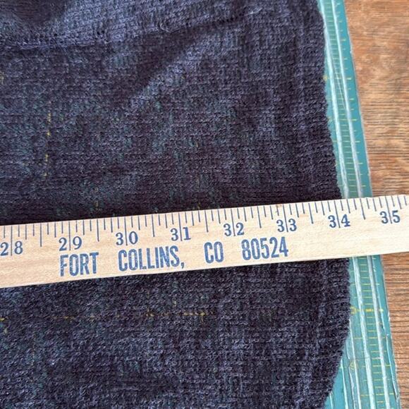 Painted Threads Black Batwing Lace Open Cardigan Short Sleeves Rounded Hem sz M - Picture 5 of 5